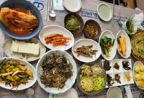 산채정식-지리산산청