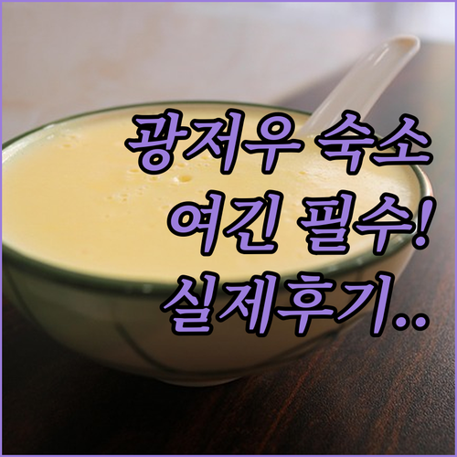 광저우 여행 필수 숙소 정보와 실제 ..