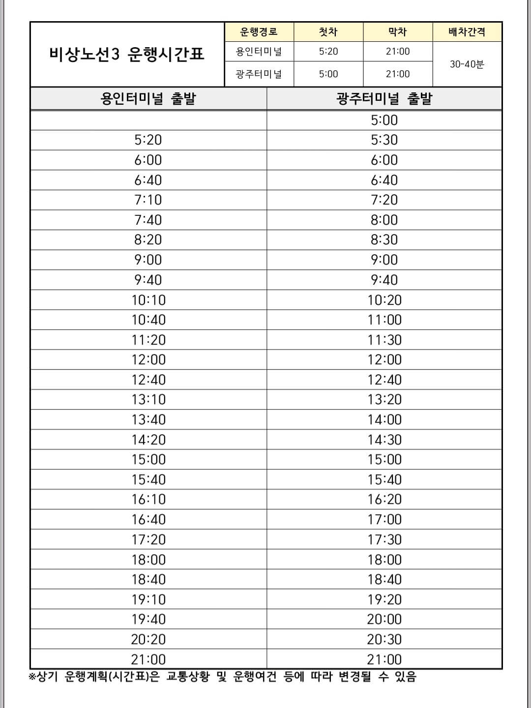 비상노선3