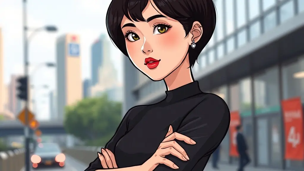 조여정 숏컷 동안 스타일링 변신