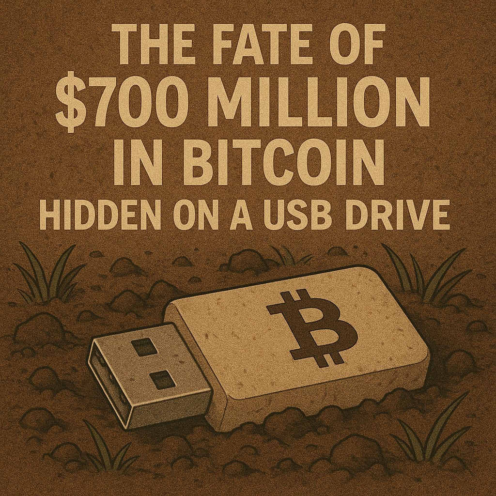 USB에 숨긴 7천억 원어치 비트코인의 운명 보여주는 사진