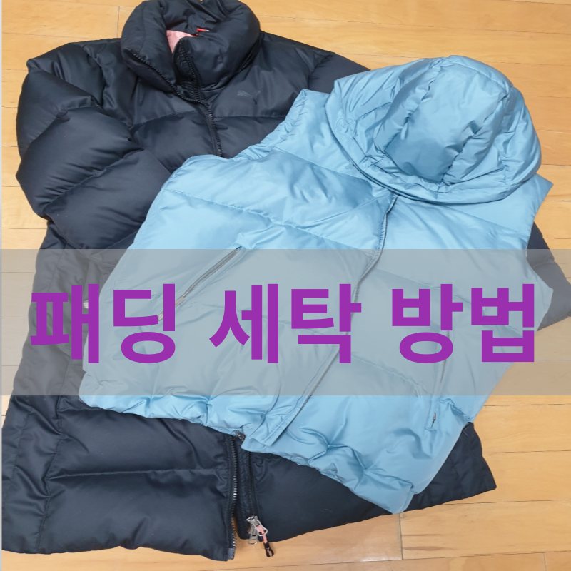 패딩 세탁 방법 집에서 세탁 해야 하는 이유