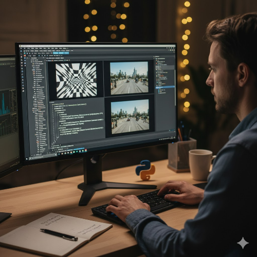 Python에서 이미지 왜곡 보정(Image Undistortion) &ndash; 카메라 렌즈 교정