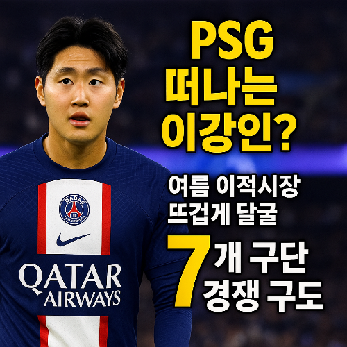 이강인 이적설, 맨체스터 유나이티드, 아스널, 아틀레티코 마드리드, PSG 재계약, 유럽축구 이적시장, 멀티포지션, 창의적 미드필더, 라리가 복귀, 여름이적시장