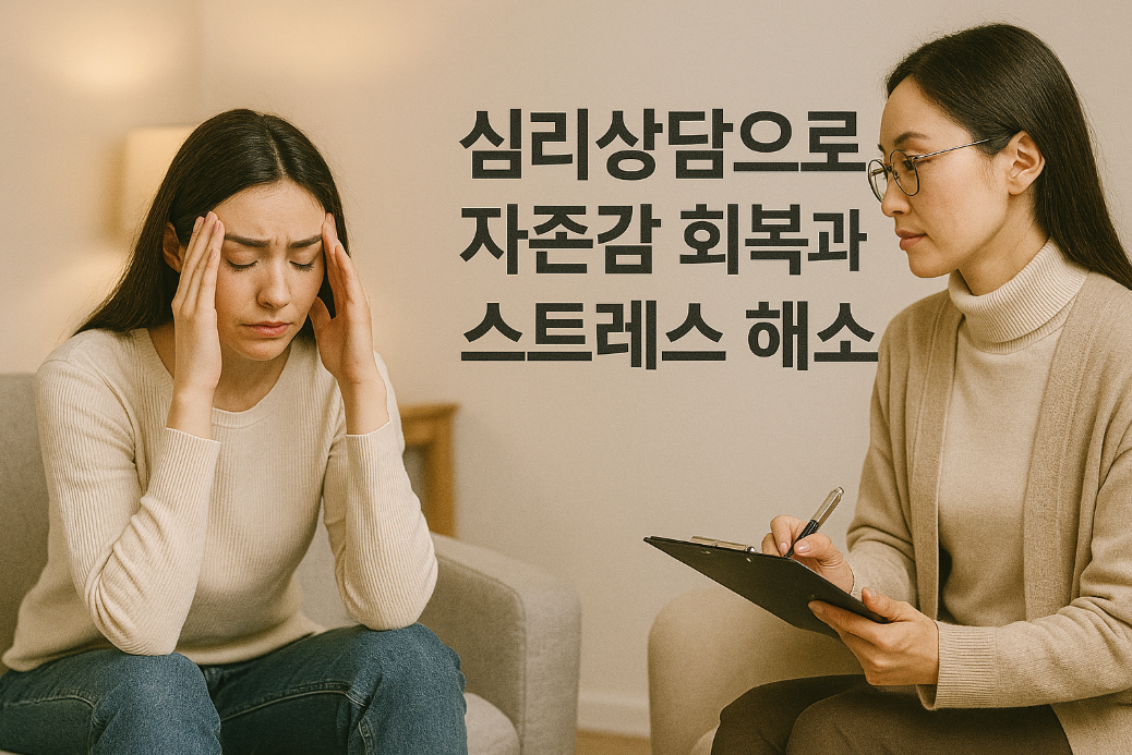 심리상담으로 자존감 회복과 스트레스 해소
