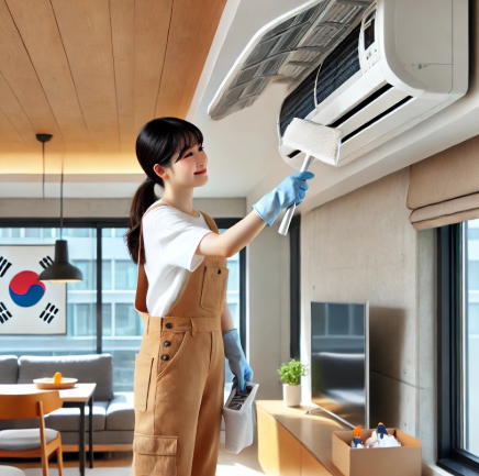 업소용 시스템에어컨 청소 방법