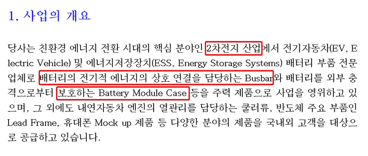 신성에스티-사업개요