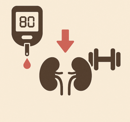 크레아티닌 수치가 낮으면