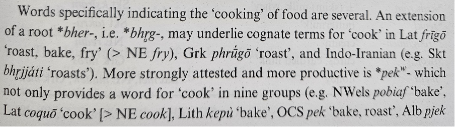 cook의 어원 설명