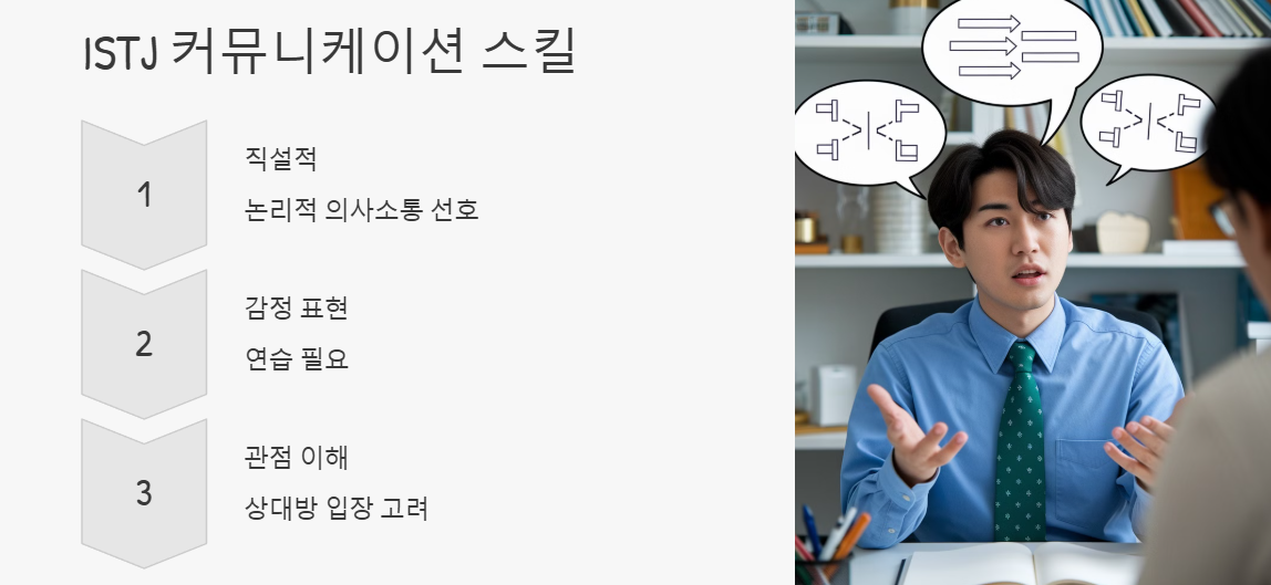 istj 유형 대화 보완방법