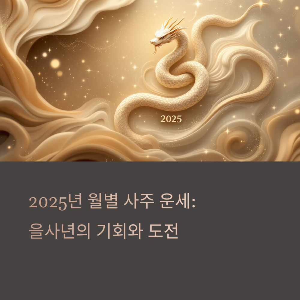 2025년 월별 사주 운세 썸네일