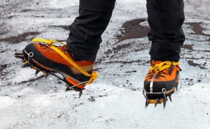 겨울 한라산 등반 필수 준비물 아이젠 고르는 팁