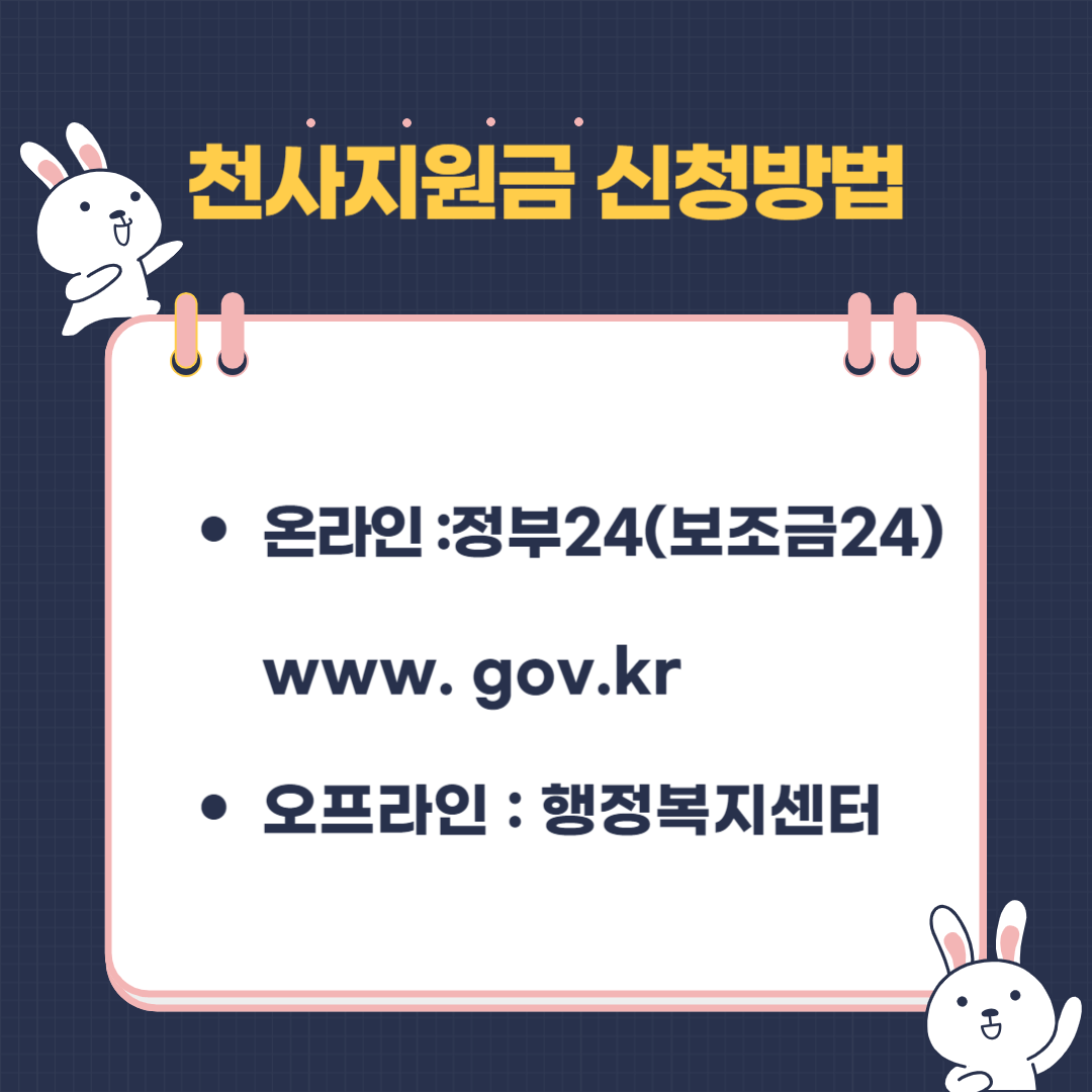 천사지원금