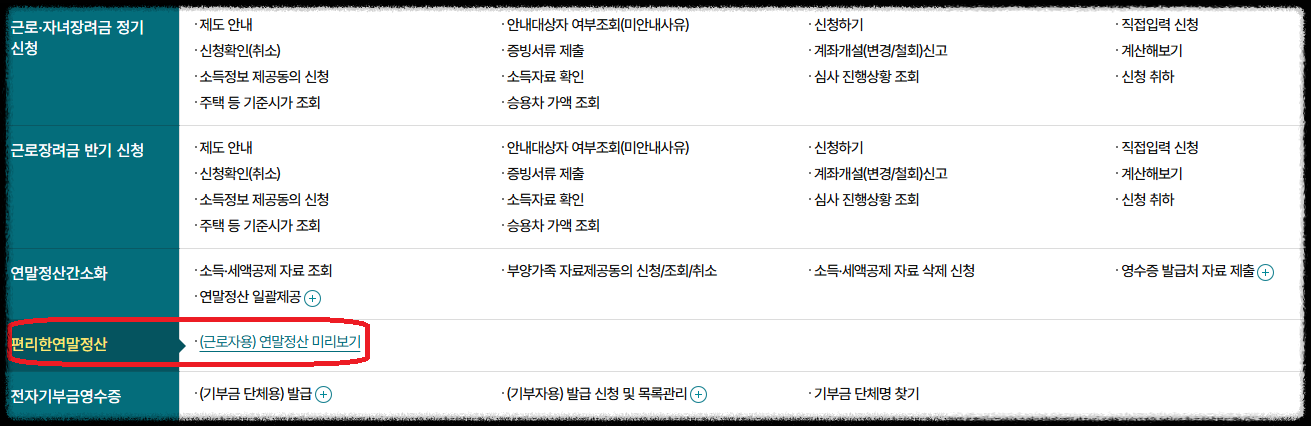 연말정산 미리보기 2025 연말정산 미리보기로 공제 절세 혜택받는 방법