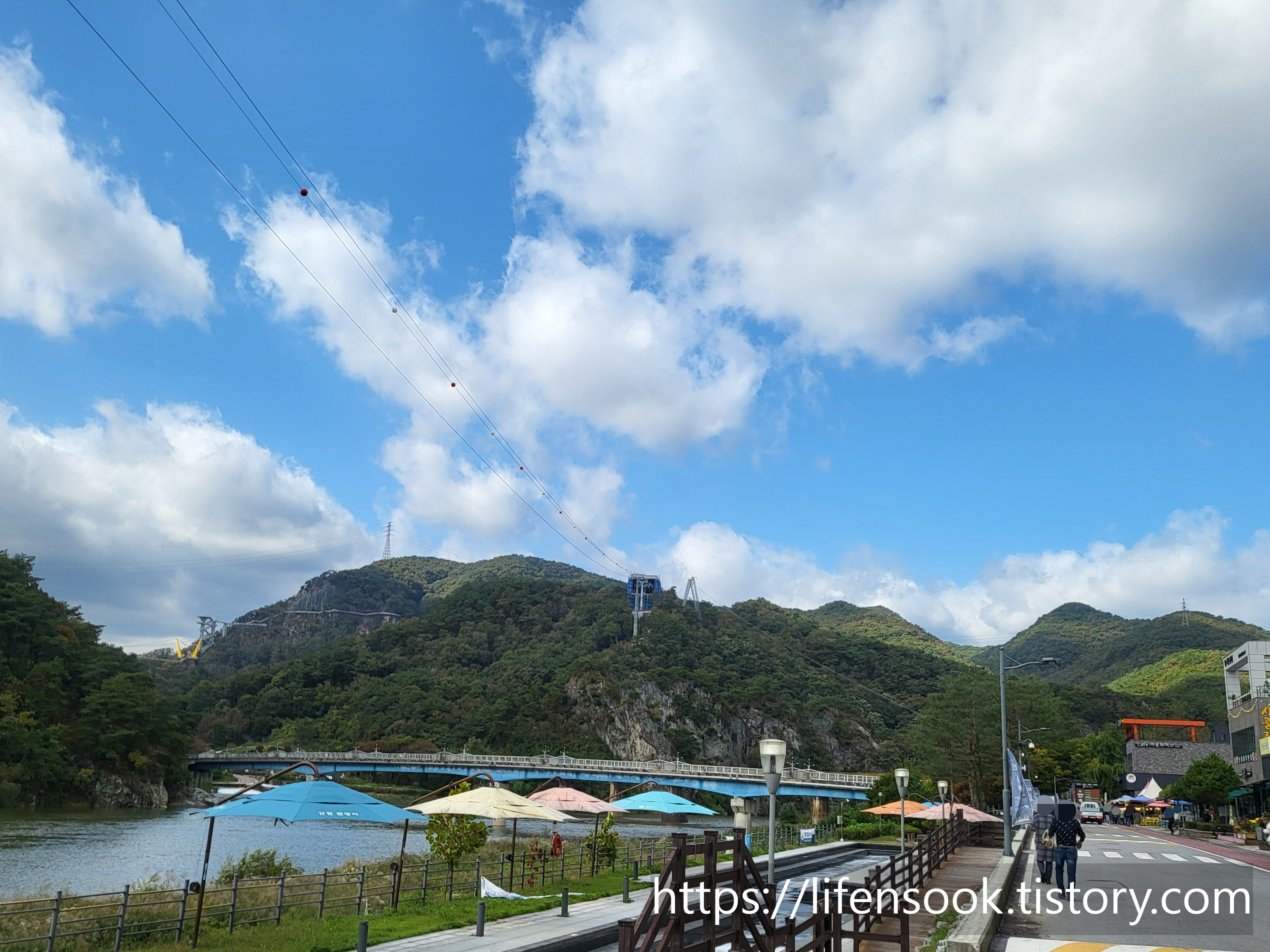 소금산 그랜드밸리 매표소로 가는 길 1