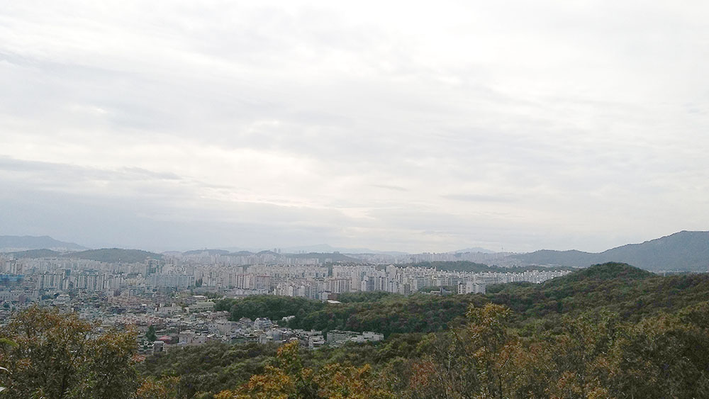 북한산 방학동길 전망대 뷰