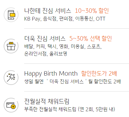 티빙 요금제 할인 제휴카드