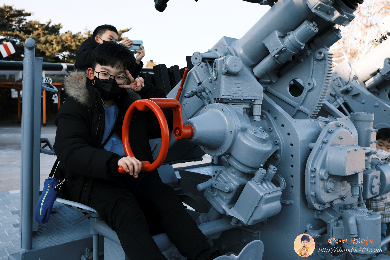 MK2 40mm 2연장 함포에서 하람이