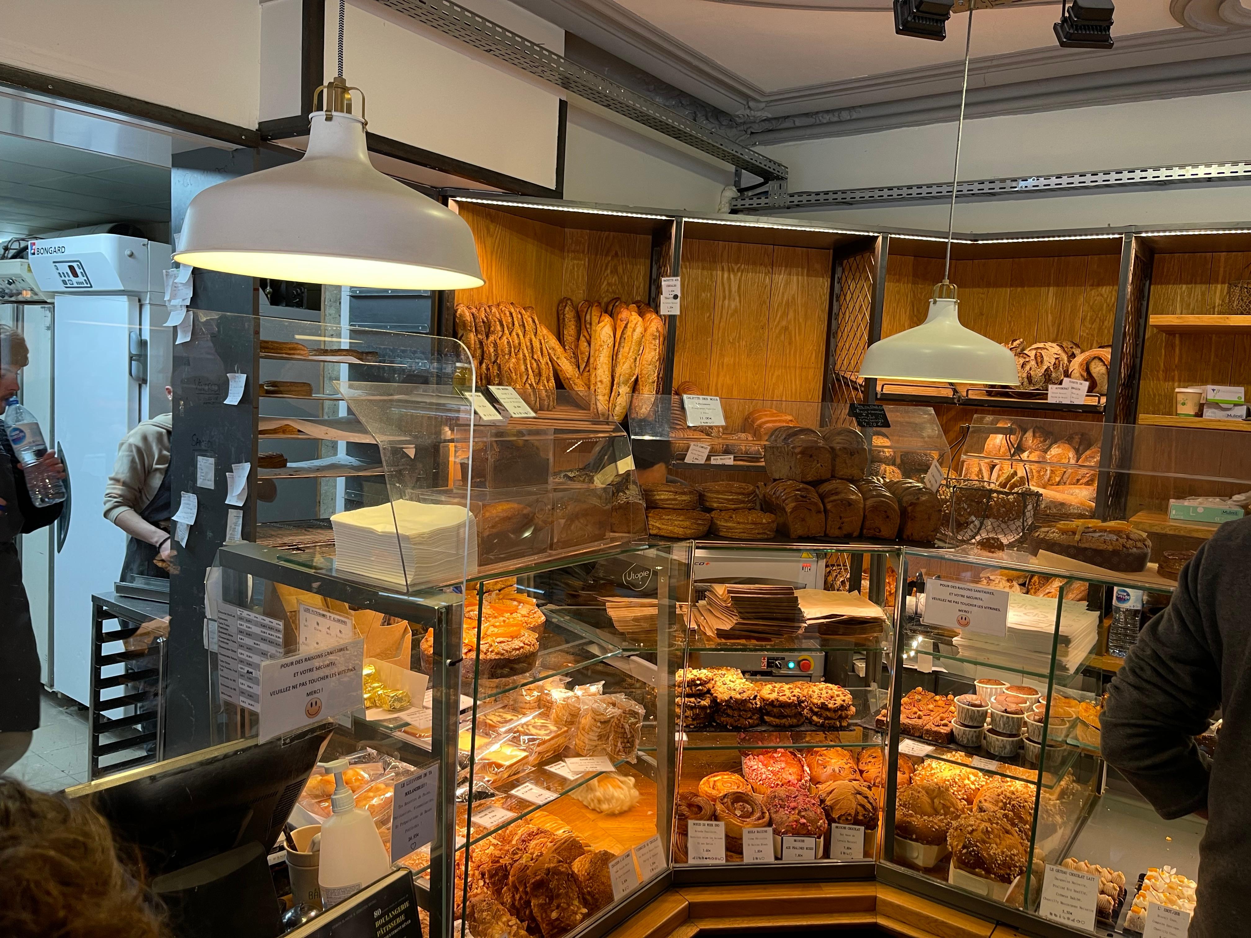 Boulangerie Utopie 진열대