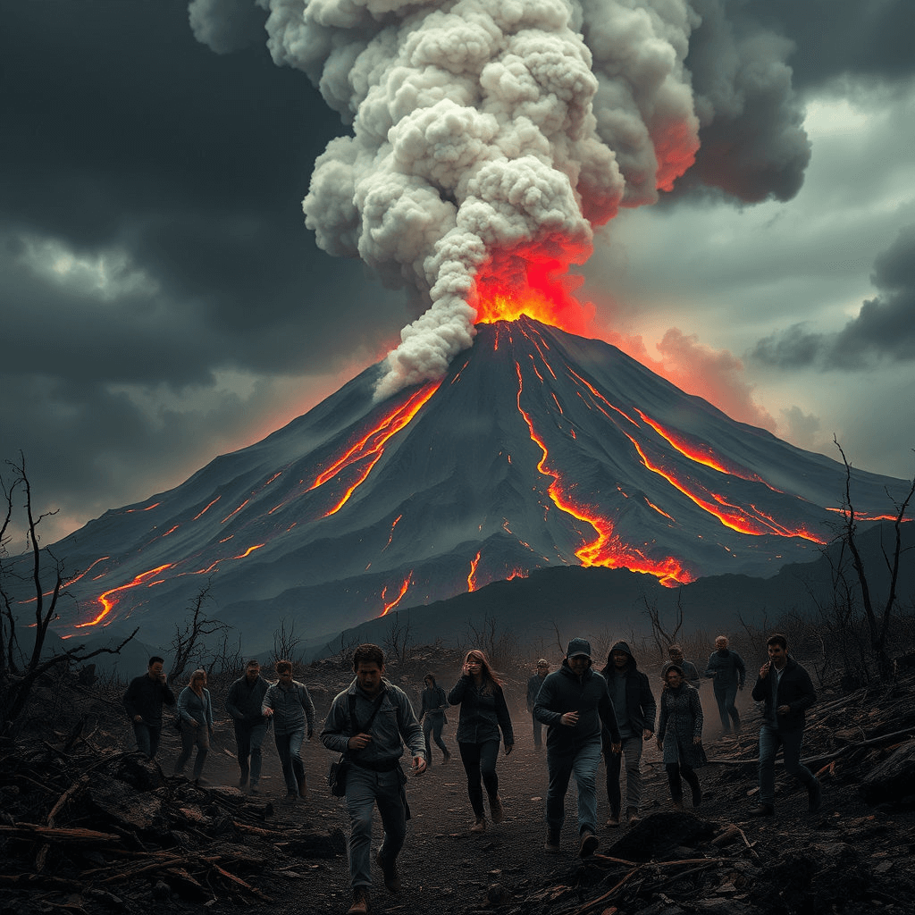 화산 폭발 꿈해몽