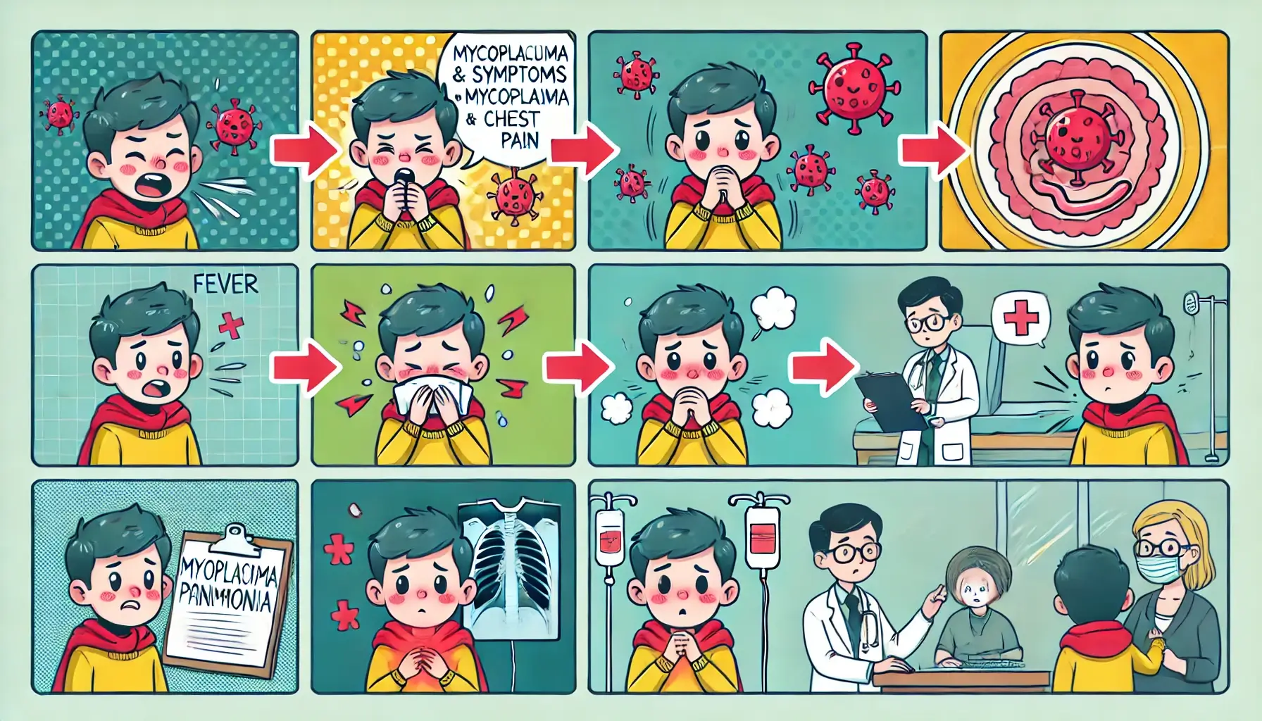 마이코플라스마 폐렴 전염 증상부터 입원 회복과정