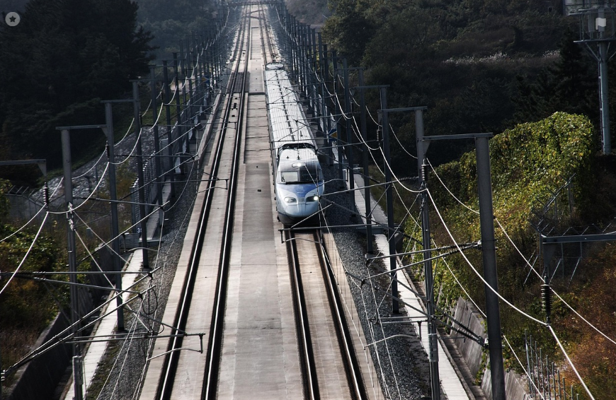 한국의 ktx 사진