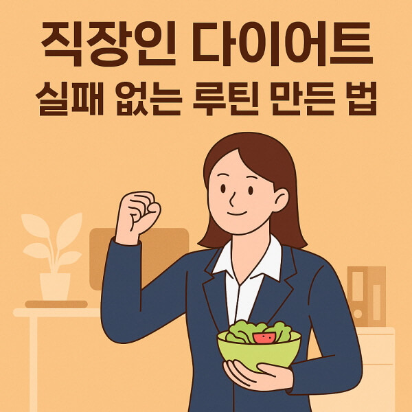 직장인 다이어트,실패 없는 루틴 / gpt