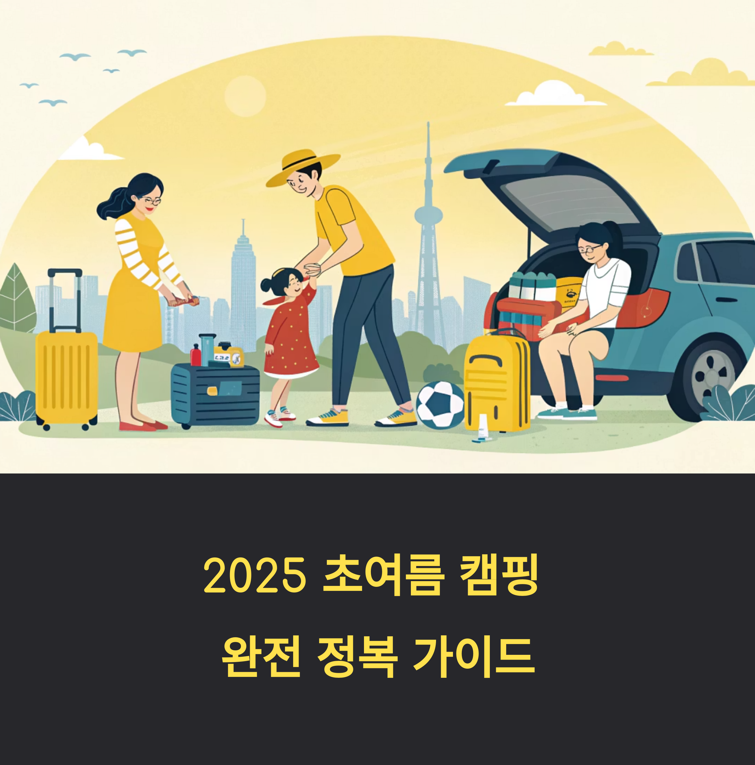 2025 초여름 캠핑 완전 정복 가이드: 장소·예산·준비물까지 총정리