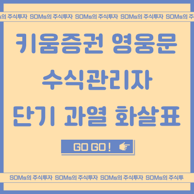 단기 과열 종목 - 단기 과열 종목 지정 예고 화살표 수식