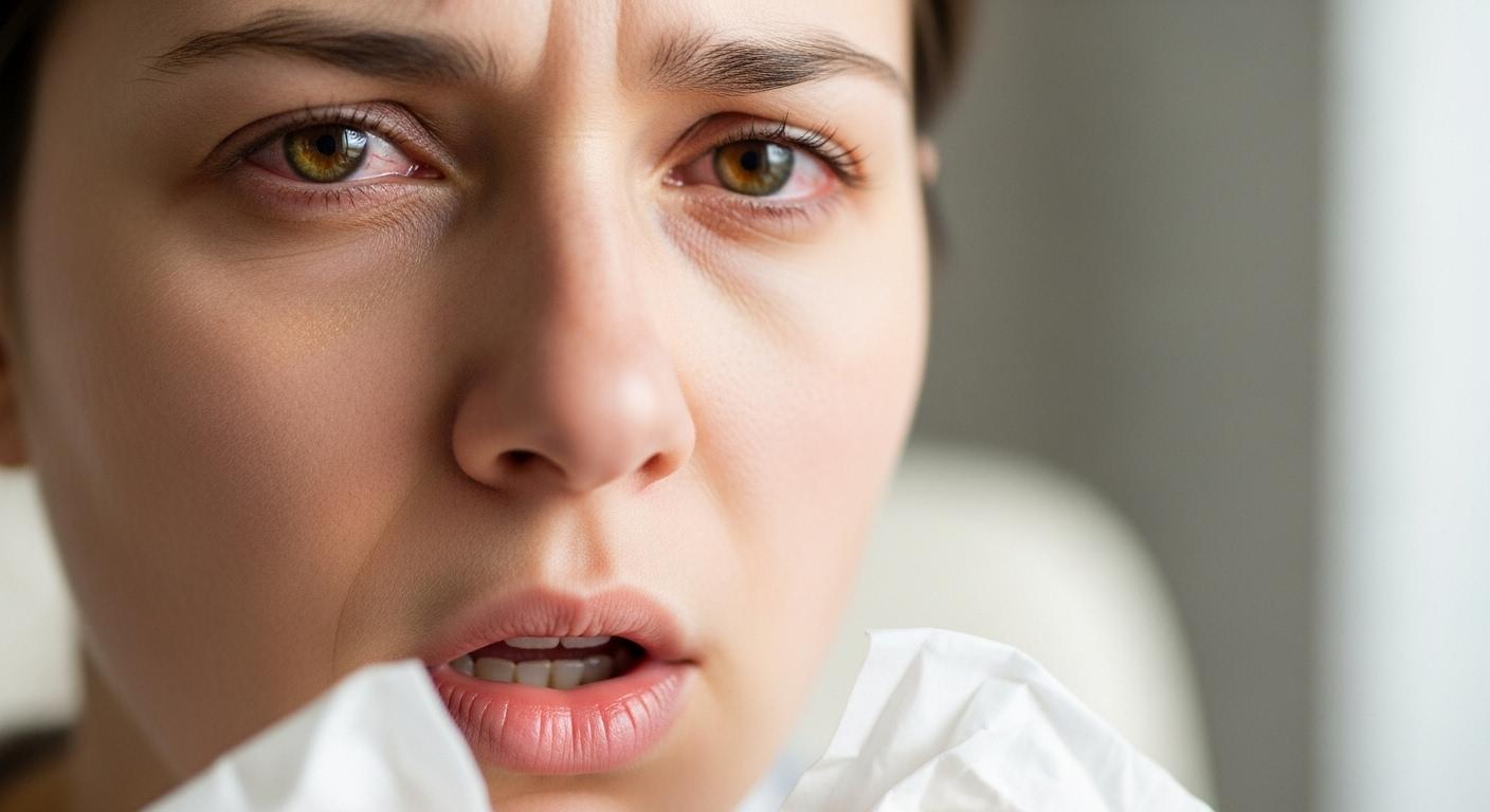 독감 증상 목 쉼