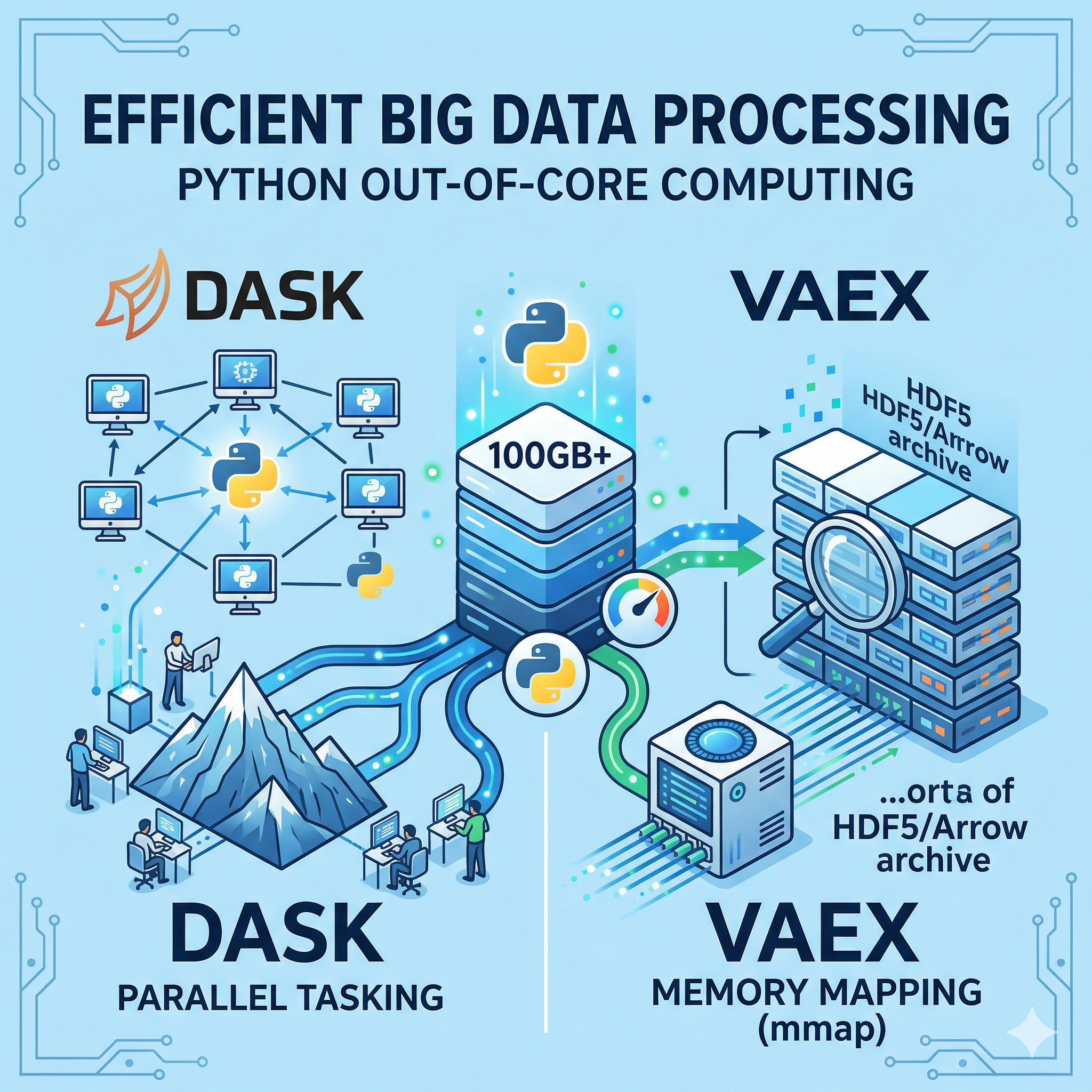 Dask vs Vaex