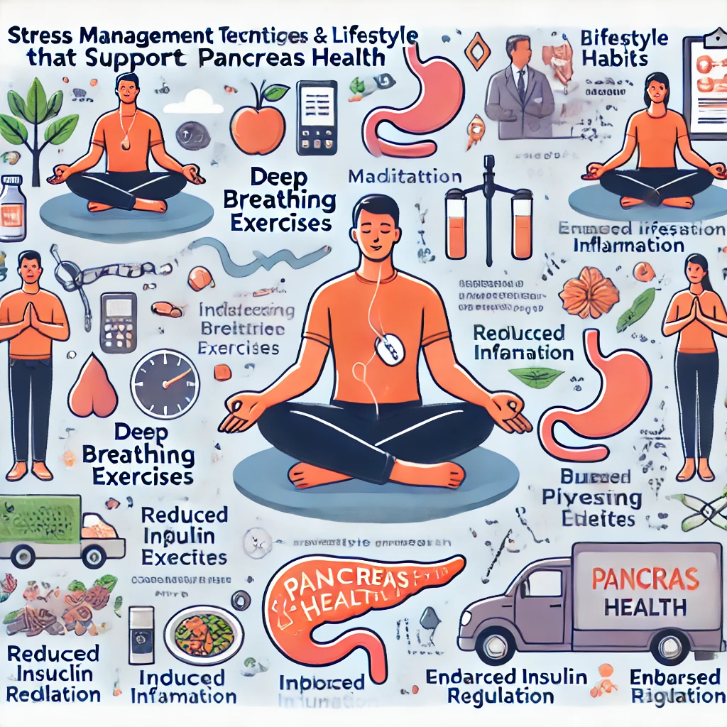 "췌장 건강과 스트레스 관리를 위한 생활습관과 관리법"