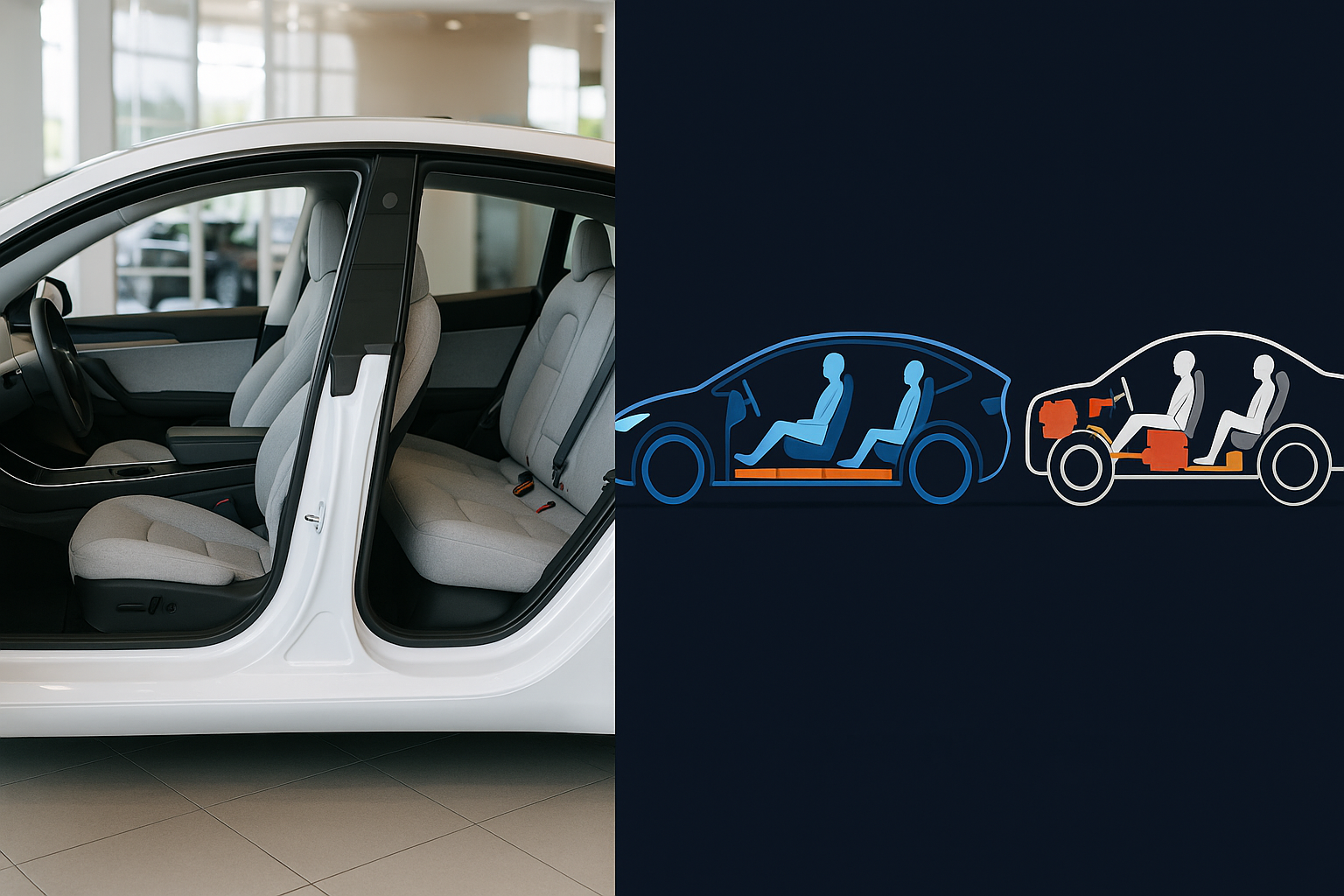 전기차가 내연기관차보다 실내 공간