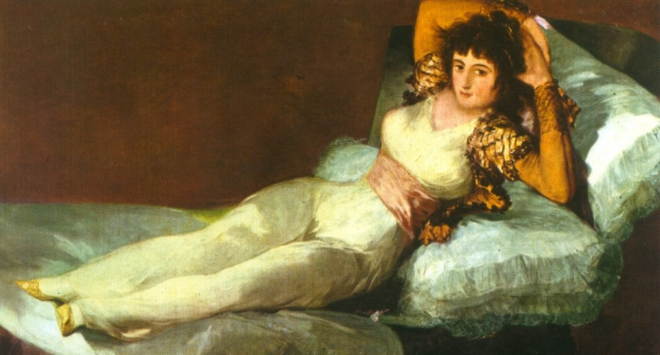 #프라도 미술관 #옷을입은마야