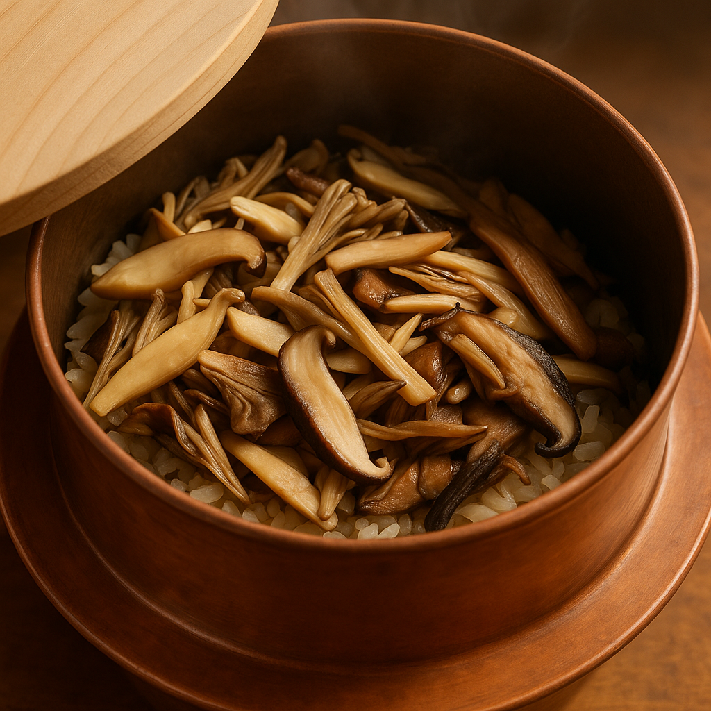 토후야 우카이 東京 芝 とうふ屋うかい 송이버섯밥