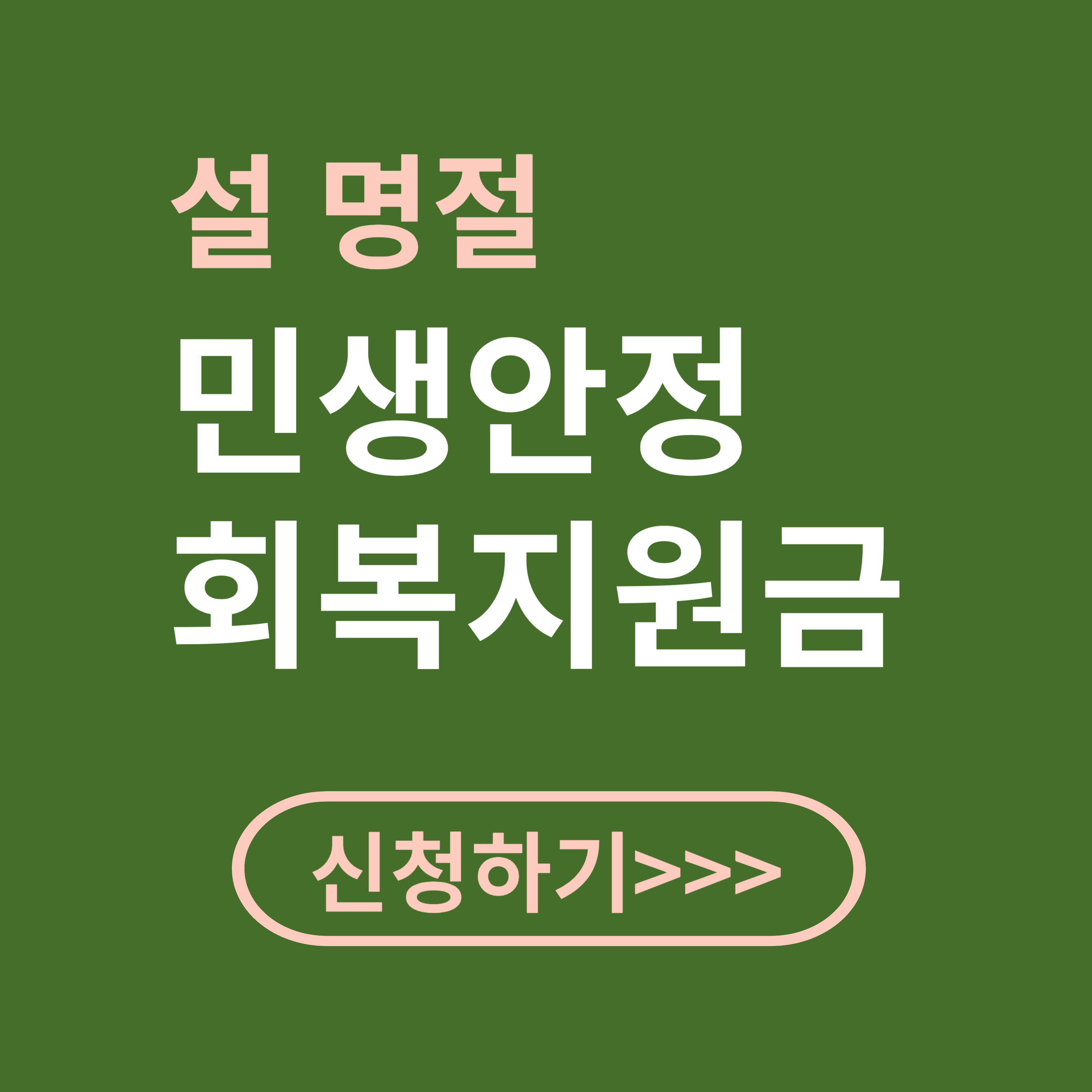 2025 민생회복지원금(경기, 충북)