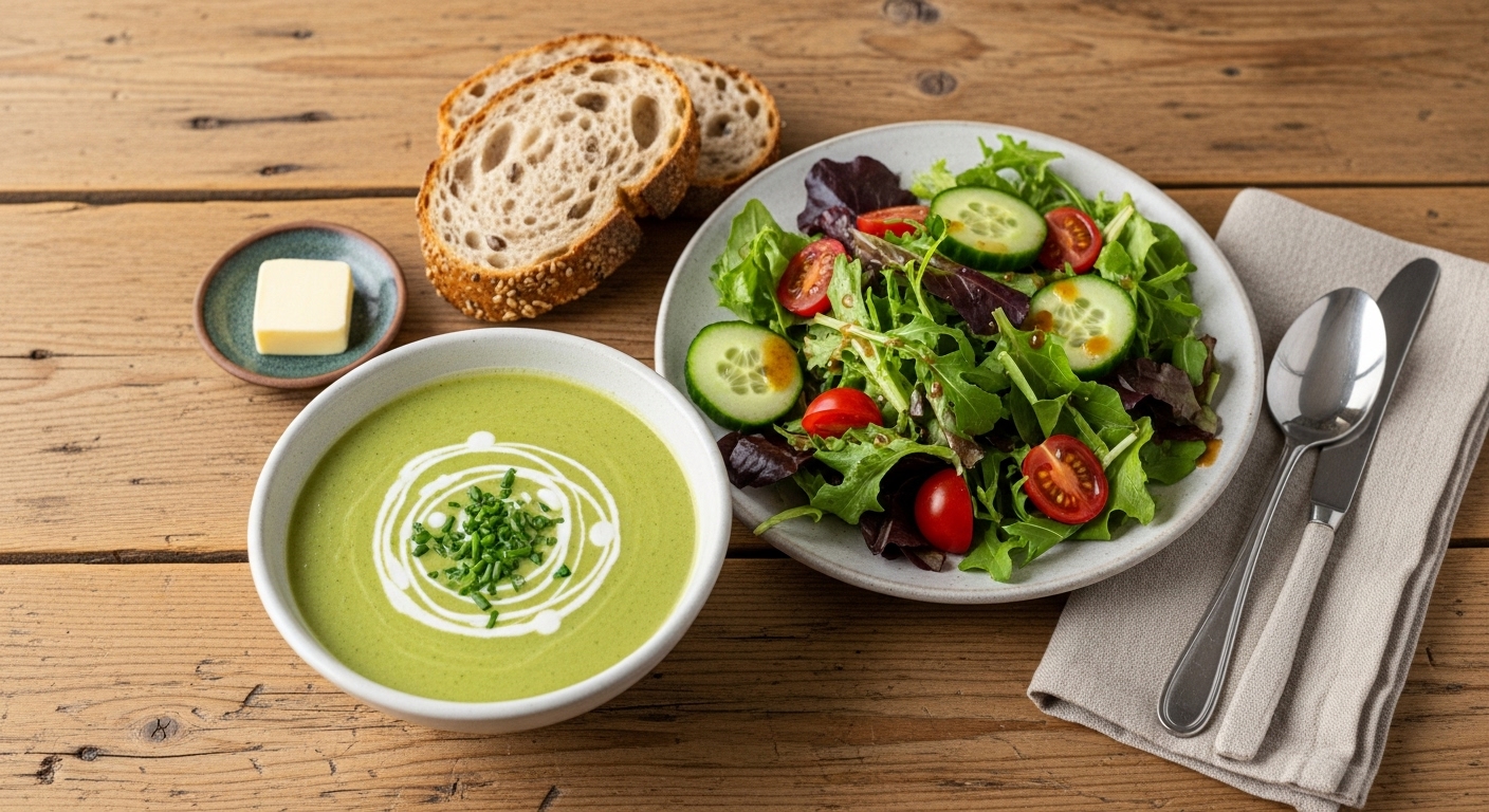 소박하지만 정갈하게 차려진 집밥 상차림, 건강하고 만족스러운 일상을 의미합니다.