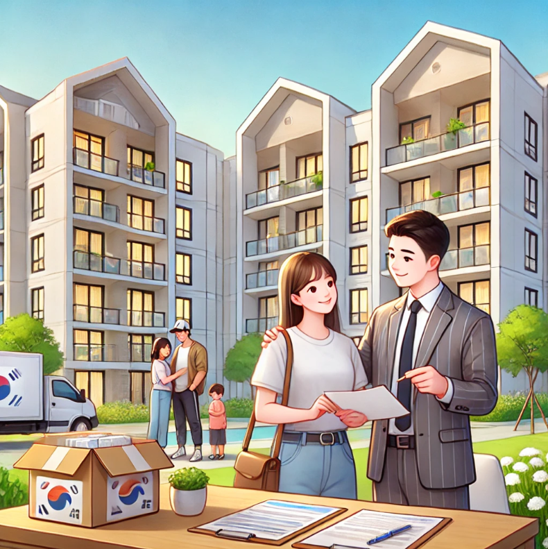 LH 매입임대리츠를 상징하는 공공임대주택의 모습