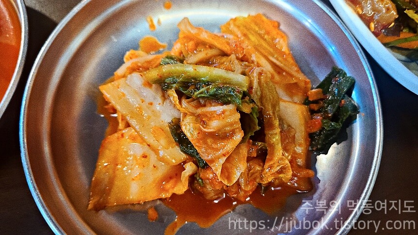 풍전식당-밑반찬-김치