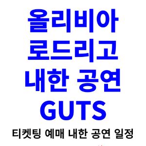 올리비아-로드리고-내한-공연-티켓팅-예매-콘서트-2024-일정