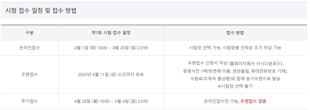 2025 JLPT 일본어능력시험 일정 준비물 총정리