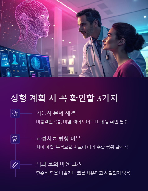 성형 계획 시 꼭 확인할 3가지