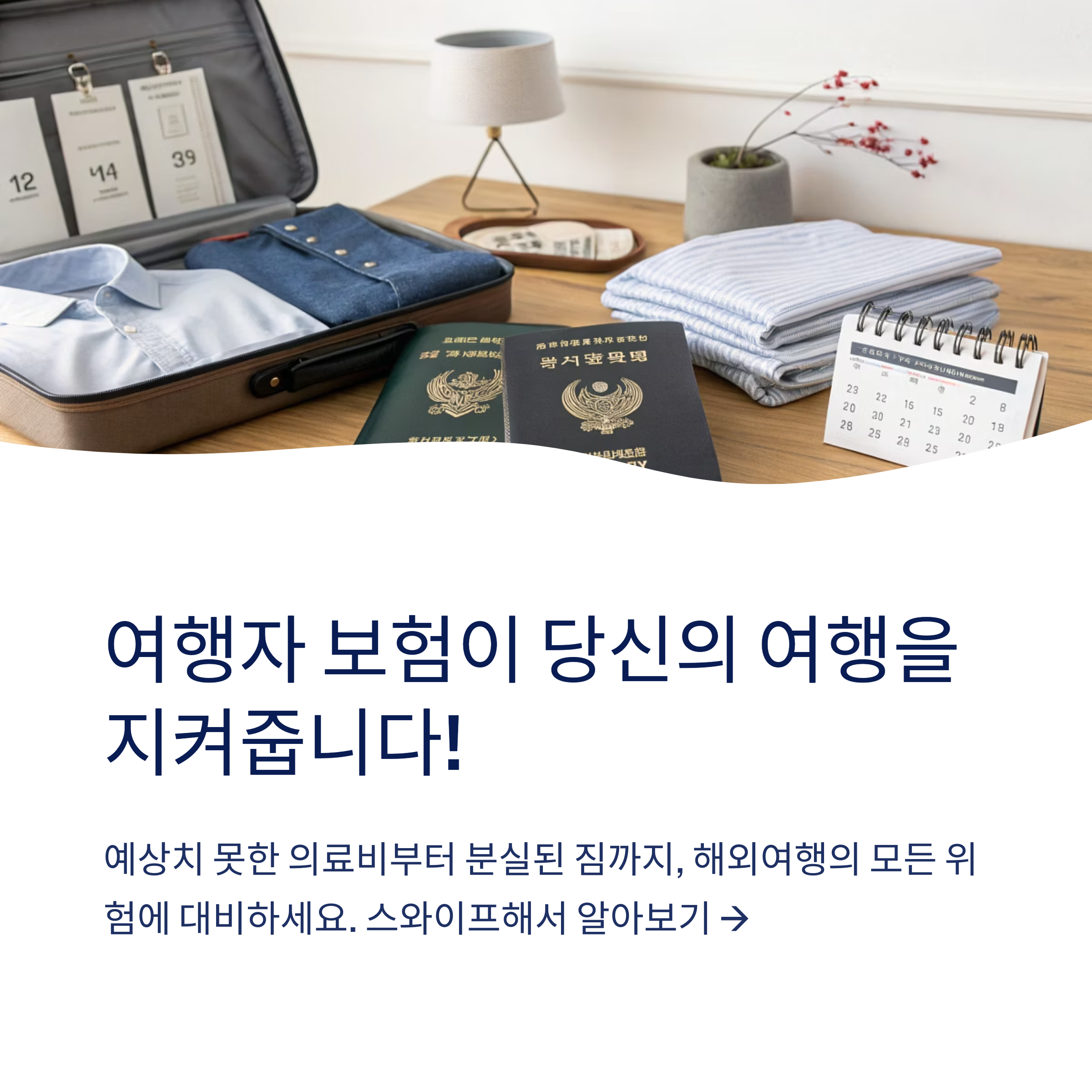 여행자 보험 보장 범위 핵심 정리