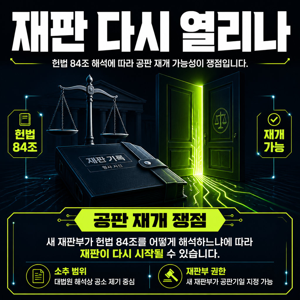 재판 다시 열리나