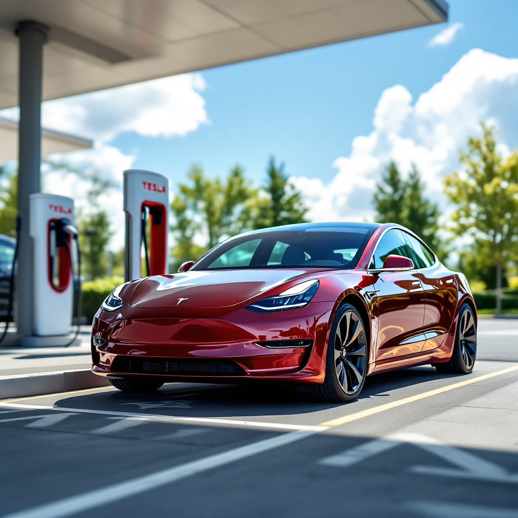 테슬라 전기차 충전소