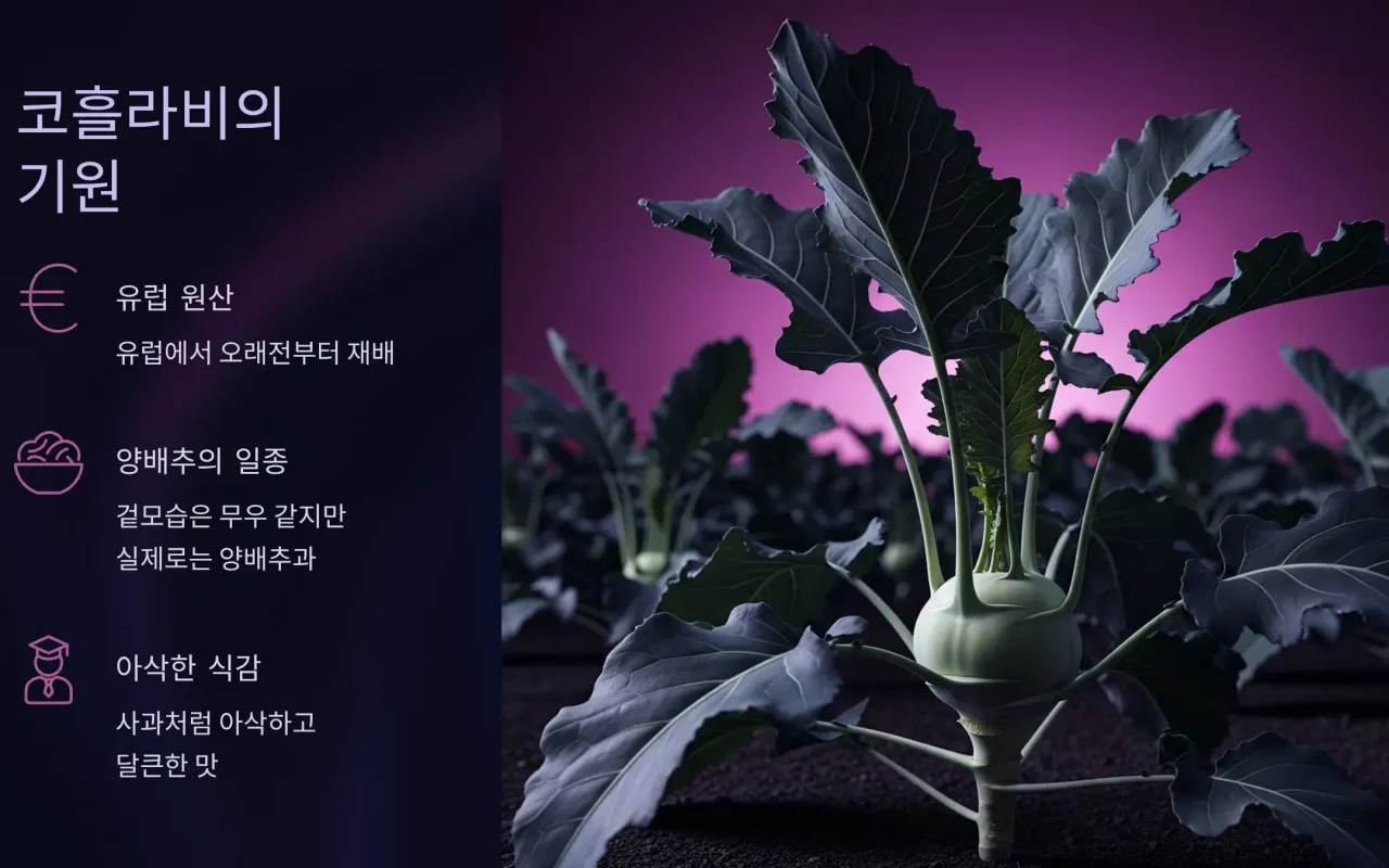 코흘라비의 기원과 원산지