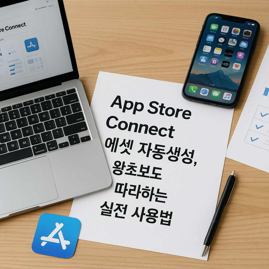 App Store Connect 에셋 자동생성, 왕초보도 따라하는 실전 사용법 관련 이미지