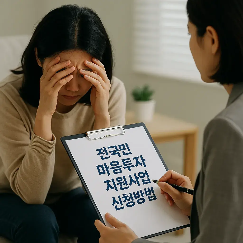 전국민 마음투자 지원사업 신청방법