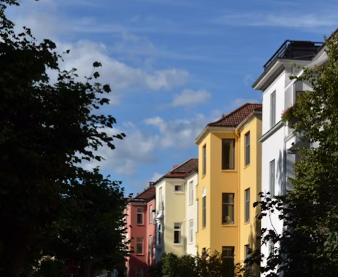 유럽 주택가 여행지