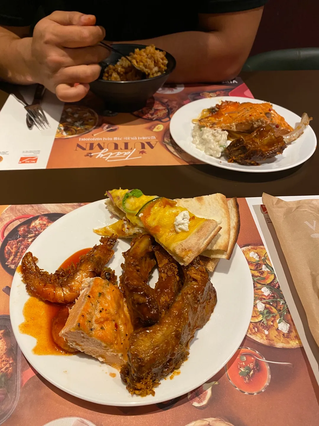 피자-연어-바베큐-폭립